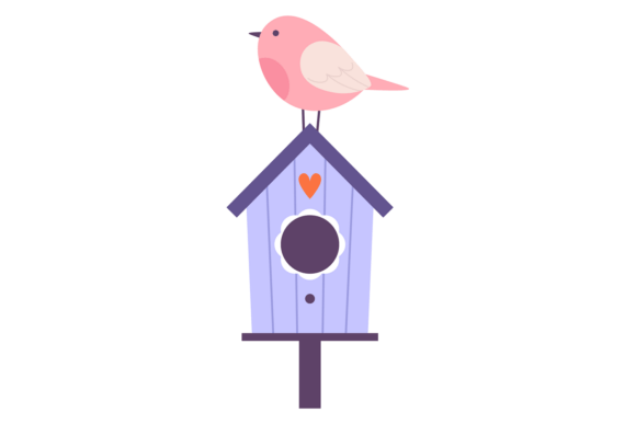 Download Bird Sit on Birdhouse. Nature Love Cute - Nature love Collection