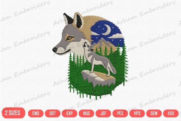 Download Howling Wolf Forest Moon - Moon Collection