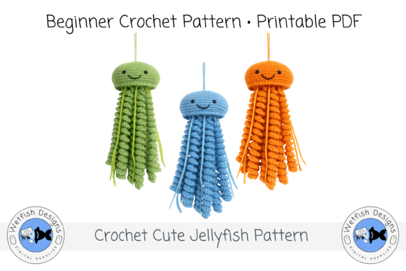Download Cute Jellyfish PDF Crochet Pattern - Crochet Collection